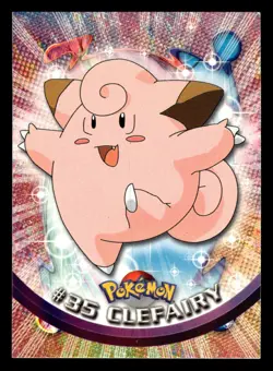 Clefairy #35 Non Holo Topps Green Logo Pokemon Card - Image 1