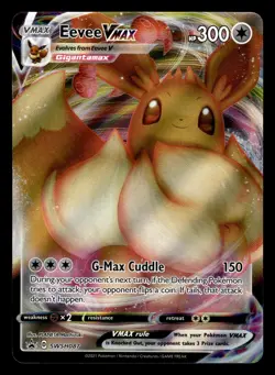 Eevee VMAX SWSH087 Ultra Rare Black Star Promo Pokemon Card - Image 1