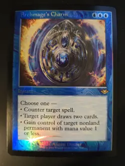 Archmage's Charm NM FOIL RETRO Modern Horizons 2 MTG FREE SHIPPING - Image 1