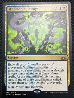 Mnemonic Betrayal Guilds of Ravnica Regular Mythic - NM - Image 1