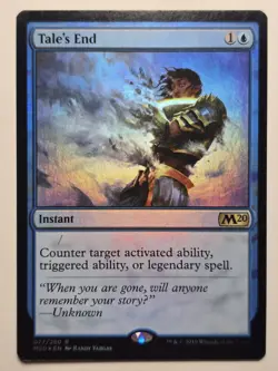 Tale's End (Foil) M20-077 Core Set 2020 mtg magic NM+ instant Near Mint tales 💧 - Image 1