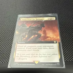 Taunt from the Rampart (Extended Art) Commander: the Lord of the Rings: Tales of - Image 1