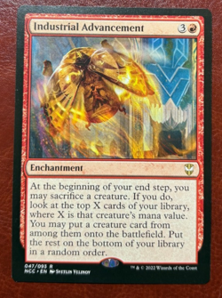 1x NM Industrial Advancement - 047/093 R NCC - MTG Magic Never Played x1 - Image 1