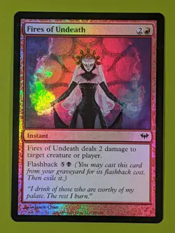 Fires of Undeath x4 Dark Ascension 4x Playset Magic the Gathering MTG - Image 1