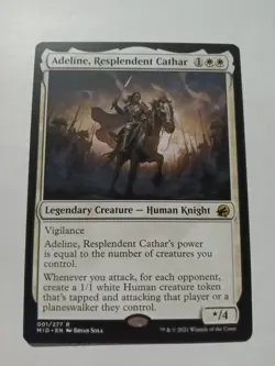 Adeline, Resplendent Cathar R Innistrad: Midnight Hunt 1 NM - Image 1