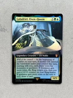 MTG Galadriel, Elven-Queen FOIL 0088 - Extended Art Lord the Rings Commander LTC - Image 1