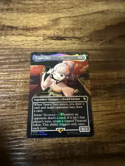 Tataru Taru Borderless Chocobo Track Foil 0466 MTG Final Fantasy Promo NEW - Image 1