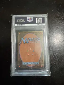 Mtg Revised Badlands Dual Land PSA 8 1994 - Image 2