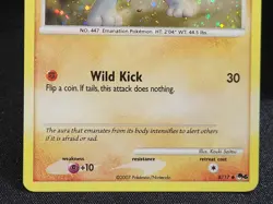Pokemon TCG Riolu 8/17 POP Series Holo WOTC LP - Image 4
