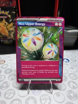 Pokemon TCG - Temporal Forces - Neo Upper Energy 162/162 - ACE SPEC Rare - NM - Image 1