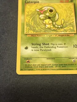 Pokemon TCG WoTC Caterpie 045/102 Base Set Regular Vintage Rare Near Mint NM - Image 5