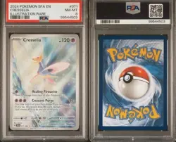 2024 Pokemon SFA EN Cresselia Illustration Rare PSA 8 NM-MT - Image 3