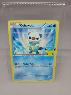 Pokemon TCG 25th Anniversary McDonalds Promo Card - Oshawott 21/25 nonholo 2021 - Image 1
