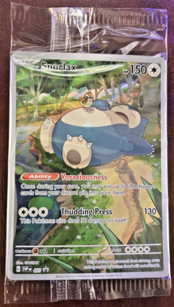 Pokemon TCG Card Snorlax SVP 051 Scarlet & Violet 151 Black Star Promo NM sealed - Image 1