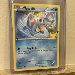 Totodile 18/25 Non Holo - 2021 Pokemon 25th Anniversary McDonalds Promo - Image 1