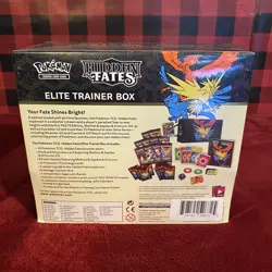 POKEMON TCG HIDDEN FATES FACTORY SEALED ELITE TRAINER BOX ETB - Image 3