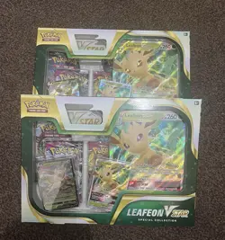 2x Pokemon TCG Leafeon VSTAR Special Collection ✅ New Sealed ✅ - Image 1