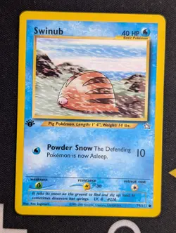 Swinub 79/111 1st Edition Neo Genesis Pokemon NM - Image 1