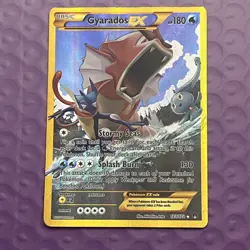 Gyarados EX 123/122 Secret Rare Full Art 2016 Pokemon XY Breakpoint NM - Image 1