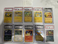 10 PSA CGC Graded Pokemon Lot Umbreon Charizard McDonald’s Pikachu Promo - Image 1