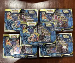 Nintendo Pokemon TCG Origin Forme Dialga and Palkia VStar Box lot of 5 - Image 2