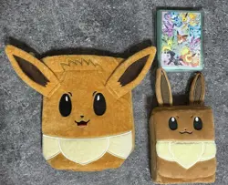 Pokemon Prismatic Evolutions UPC Accessories: Deck Box and Sleeves + Eevee Pouch - Image 1