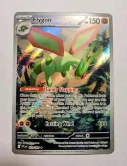 Me02: Phantasmal Flames Pokemon TCG Flygon 101/094 IR 2025 Illustration Rare PFL - Image 1