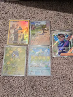 all halo individual sleeved tcg pokemon cards 40 cards total $25 - Image 1