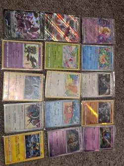 all halo individual sleeved tcg pokemon cards 40 cards total $25 - Image 2