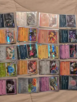 all halo individual sleeved tcg pokemon cards 40 cards total $25 - Image 3