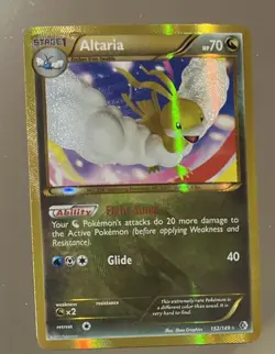 Altaria - 152/149 - Pokemon Boundaries Crossed Black & White Secret Rare Card LP - Image 1
