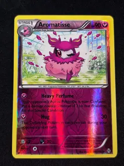 Pokemon - Aromatisse - 106/162 - Rare - Reverse Holo - XY - BREAKthrough - NM - Image 1