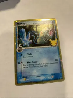 Pokemon Mimikyu (Delta Species) SWSH136 SWSH: Sword & Shield Promo Cards Holo NM - Image 1