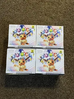 Pokemon TCG Prismatic Evolutions Elite Trainer Box ETB Sealed (Set of 4) - Image 1