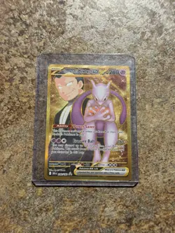 Team Rocket's Mewtwo ex - 240/182 - Pokemon Destined Rivals Hyper Rare-M/NM - Image 1