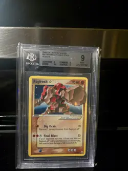 Pokemon: Regirock - Shiny Gold Star Holo - 91/92 EX - Legend Maker - 2006 BGS 9 - Image 3