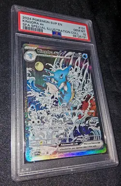 2024 POKEMON SVP EN-SV BLACK STAR PROMO #131 KINGDRA EX PSA 10 - Image 3