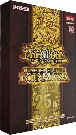 Yu-GI-Oh Quarter Century BONANZA Box, Trading Card Game, FACTORY SEALED!! - Image 1