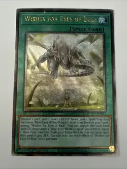 Wishes For Eyes Of Blue | SDWD-EN042 | Quarter Century Secret Rare | YuGiOh! - Image 1
