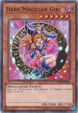 1 x Dark Magician Girl - LED6-EN000 - Common - Unlimited Edition Near Mint, Engl - Image 1