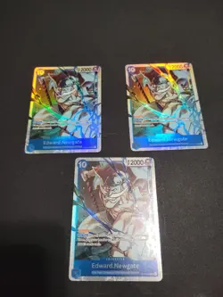 X3 One Piece Card Game TCG Edward Newgate OP13-042 SR M/NM - Image 1