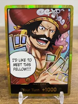 DON!! Card (Gol.D.Roger) (Gold) Carrying On His Will Foil - Image 1