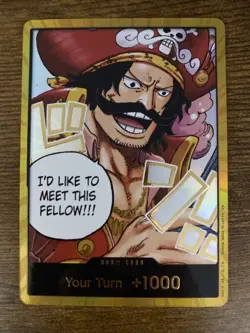 DON!! Card (Gol.D.Roger) (Gold) Carrying On His Will Foil - Image 2
