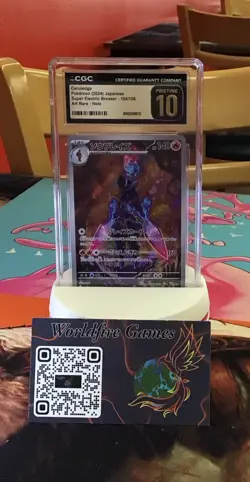 CGC 10 PRISTINE Japanese Ceruledge 109/106 Super Electric Breaker Pokemon Card - Image 1