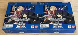 Bandai UNION ARENA EX08BT Sword Art Online SAO vol.2 2 Box Card Game NEW - Image 1