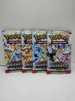 Pokemon TCG Prismatic Evolutions Booster Pack 10 Cards Unopened / Sealed - Image 1