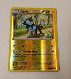 Pokemon Card Luxio Breakpoint Reverse Holo 45/122 NM - Image 1