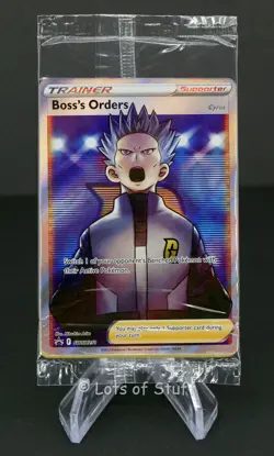 Pokemon Boss's Orders Cyrus Promo SWSH251 Sealed With 3 Additional Cyrus Cards - Image 1