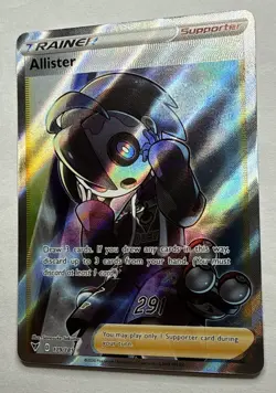 Allister Vivid Voltage Holo Full Art Card 179/185 Near Mint/Mint Pokemon TCG - Image 3