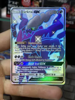 Darkrai GX SV70/SV94 Hidden Fates 2019 Shiny Vault Holo Pokemon Card TCG - Image 3